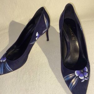 Deimille Authentic Italian Floral Pumps
